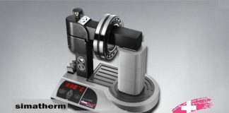 Установка подшипников на вал с индукционным нагревательным устройством